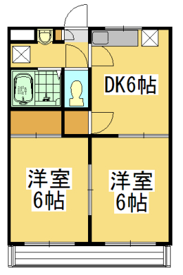 スプリングヴィラ市名坂の間取り