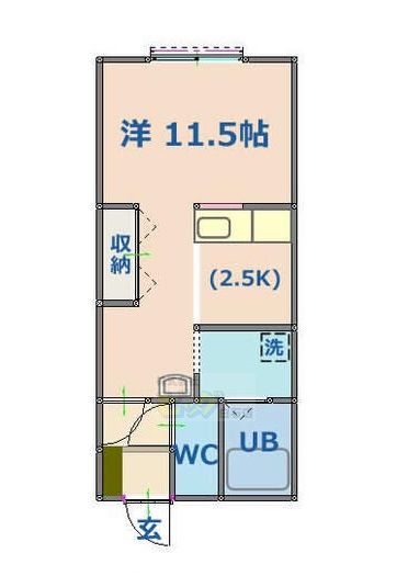 スリーエイト白石の間取り