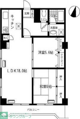 藤沢市湘南台のマンションの間取り