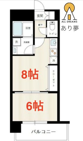 横浜市南区山王町のマンションの間取り