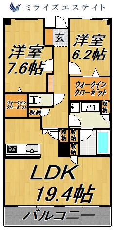 ロイヤルパークス千種の間取り