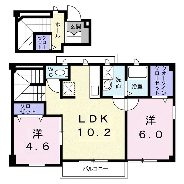 ジェルメＳの間取り