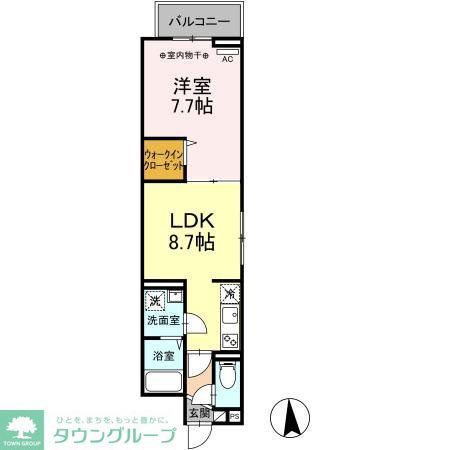 アヴァンスお花茶屋の間取り