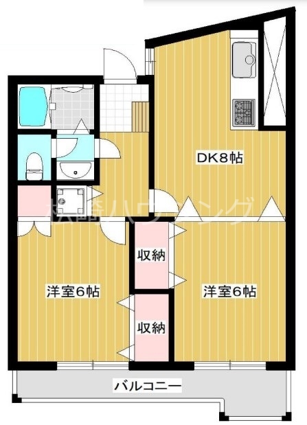 上高田4丁目団地１号棟の間取り