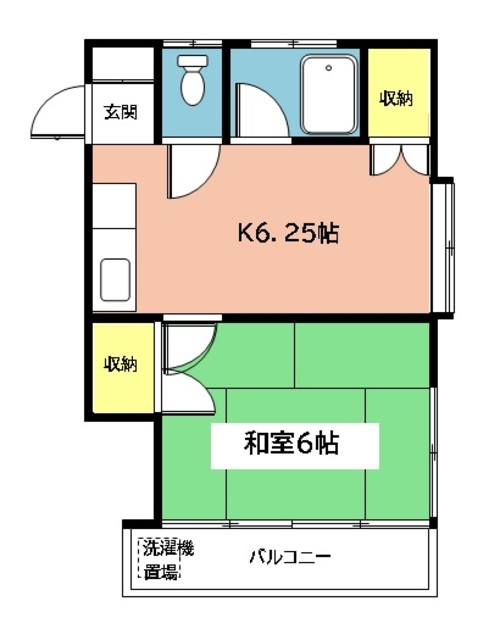 コーポ桑原の間取り