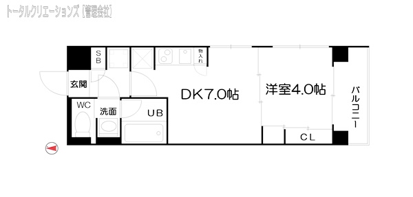 ランティエ茨木大手町の間取り