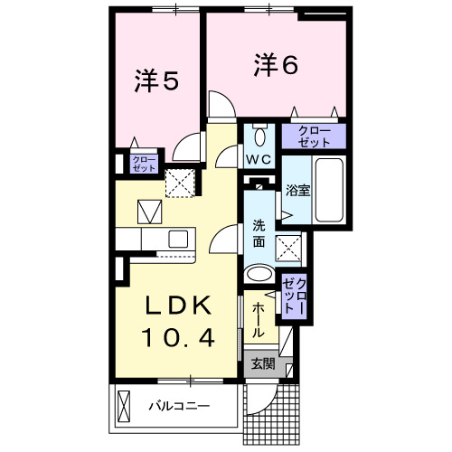 アンジュ　ハウスの間取り