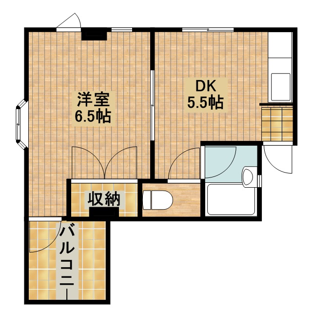 ブライト新城の間取り