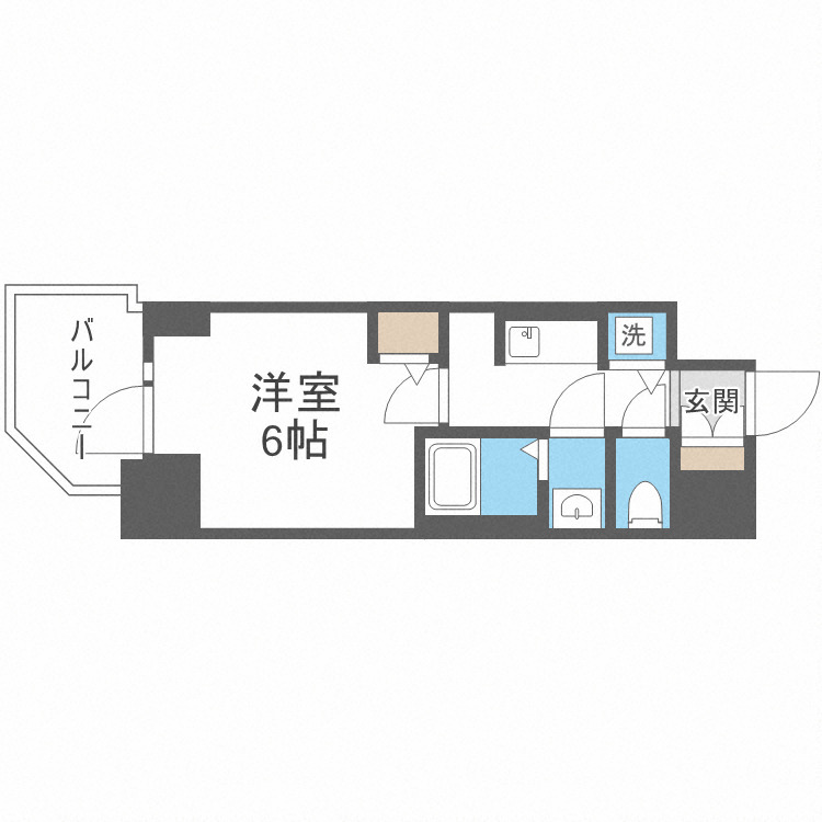 S-RESIDENCE都島Luxの間取り