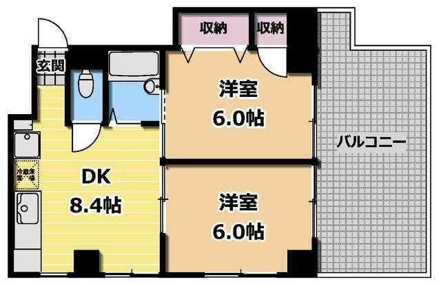 西川ビルの間取り