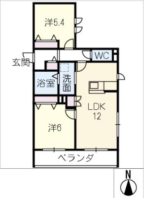 ＣＡＳＡ　ＡＮＮＡＢＥＬ　Ｅ棟の間取り