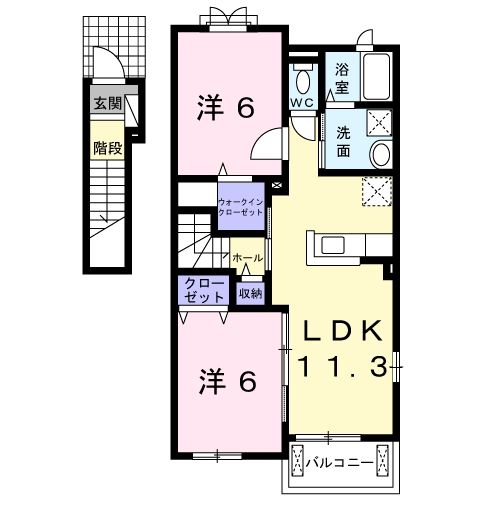 サンパークＣの間取り