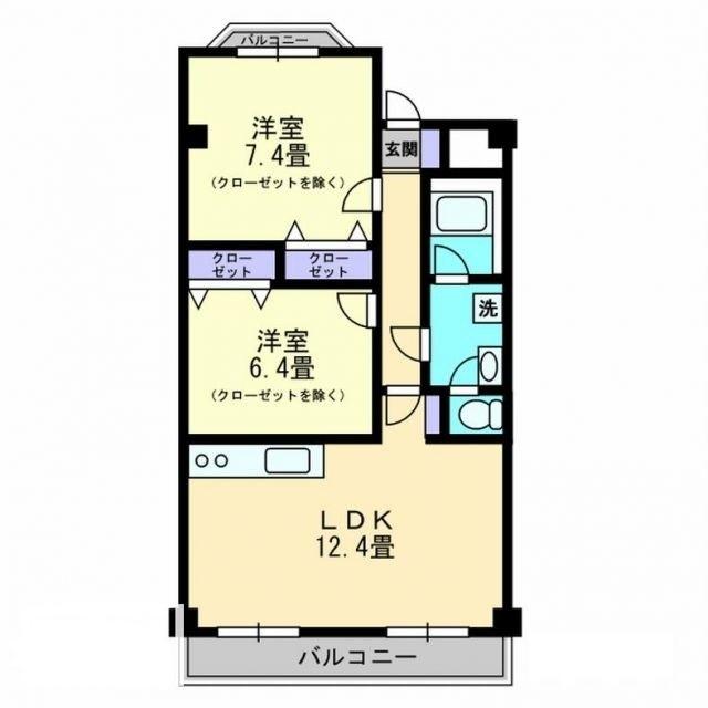 大住ハイツの間取り