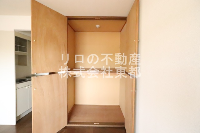 収納　棚付なので収納道具なしでも◎