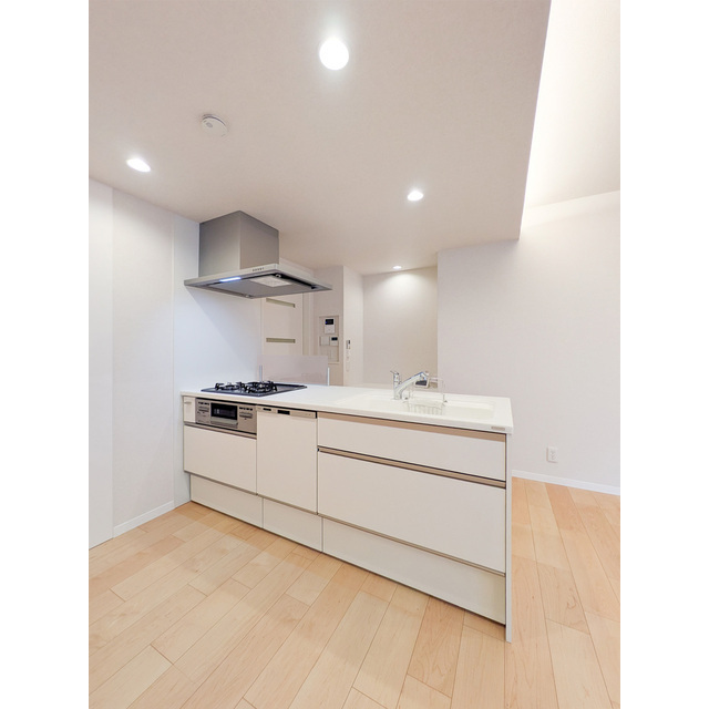 キッチン　お洒落なカウンターキッチン