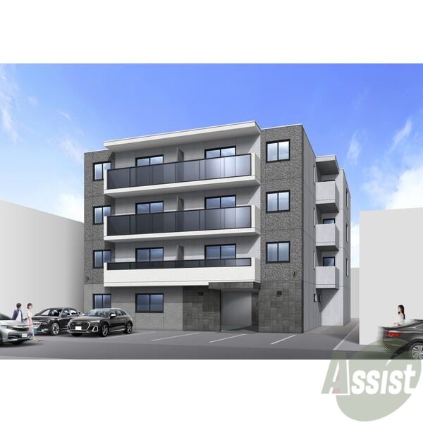 建物外観　外観予想パース「ｐｒｅｃｉｏｕｓＨａｓｓａｍｕＭｉｎａｍｉ」