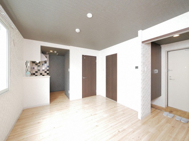 居室・リビング　明るい居間で気持ちまで明るくなりますね！