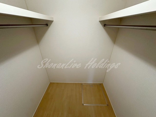 収納　ウォークインクローゼット♪