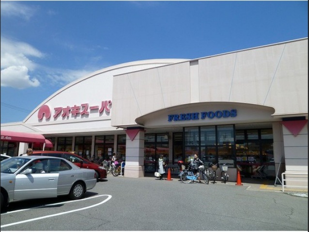 スーパー　アオキスーパー：徒歩４分（スーパー）まで220m