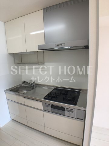 キッチン　コンパクトなキッチンで掃除もラクラク