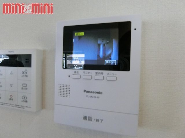 セキュリティ　モニターホンで安心です。