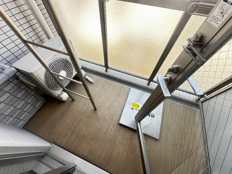 バルコニー　通風良好です