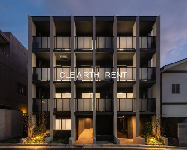 建物外観　独特な隠れ家感が魅力/三宿の新築デザイナーズ