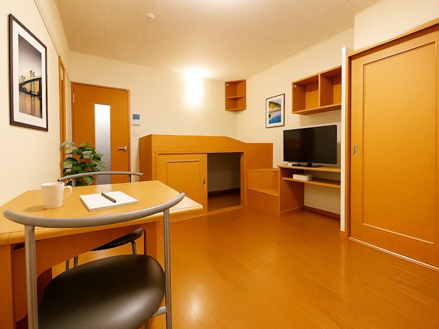 居室・リビング　CGで家具等を配置したもので家具等は含まれません