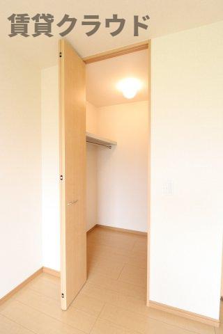 収納　収納力◎なウォークインクローゼット♪