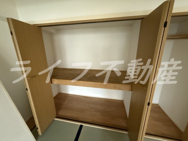 収納　収納のためのスペースです