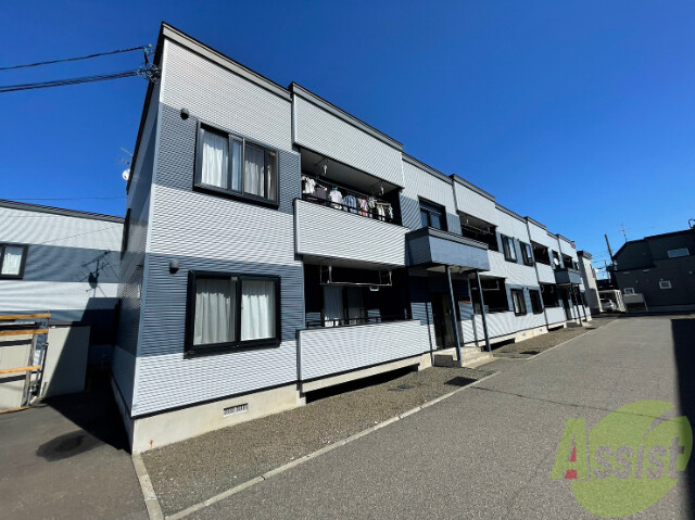 建物外観　札幌市北区屯田四条「ウィンブルー２」