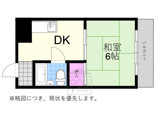 アビタシオン豊津の間取り写真