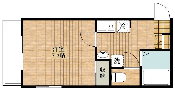 メゾンFの間取り写真