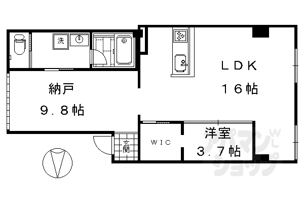 丸福ビルの間取り写真