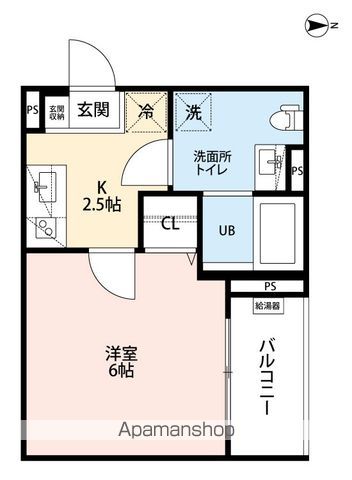 地下鉄千日前線 小路駅 徒歩4分 3階建 築5年の間取り写真