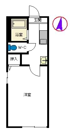 ＪＲ豊肥本線 光の森駅 徒歩18分 2階建 築30年の間取り写真