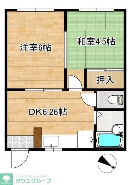 三上アパートの間取り写真