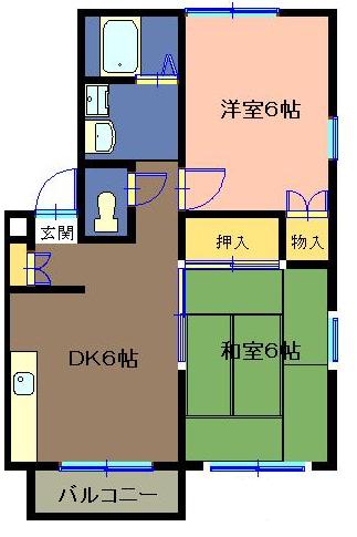 ＪＲ東海道本線 片浜駅 徒歩27分 2階建 築31年の間取り写真