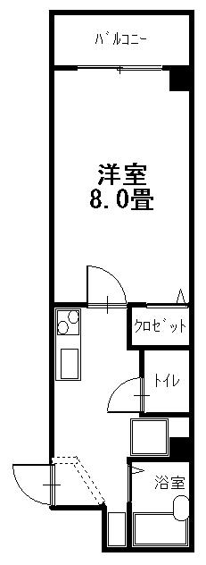 呉市広駅前のアパートの間取り