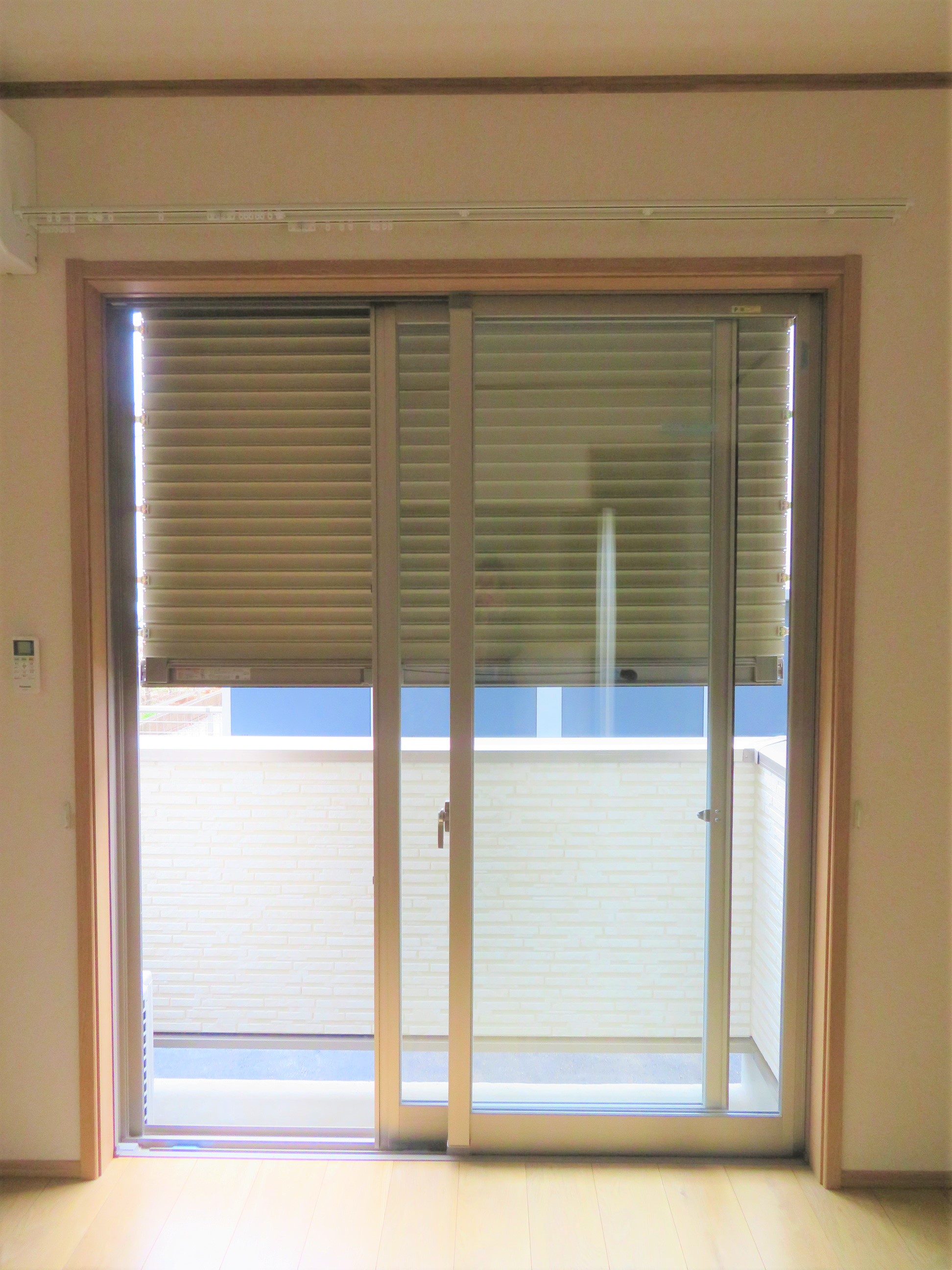 セキュリティ　1階のお部屋でもシャッター付きで安心です！