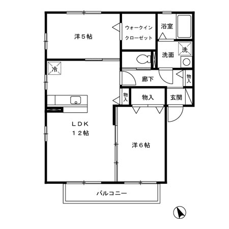 トレソールの間取り