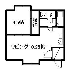 【コーポ１２３の間取り】