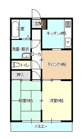 リバティ安原IIの間取り