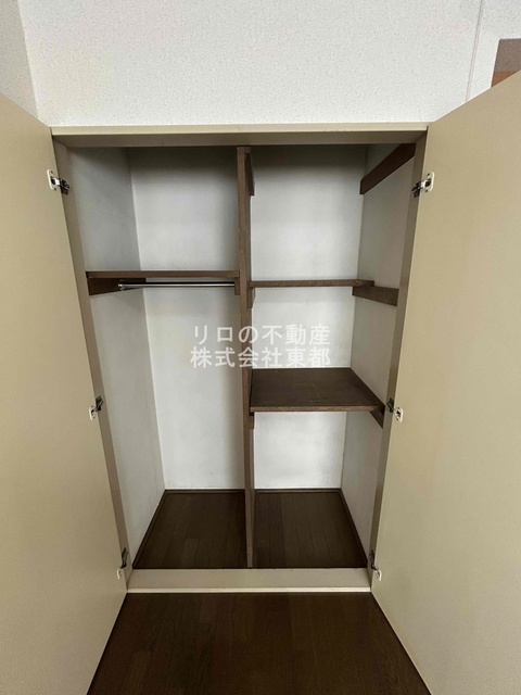 収納　奥行のある収納付です！増えがちな荷物をもスッキリ収納できます