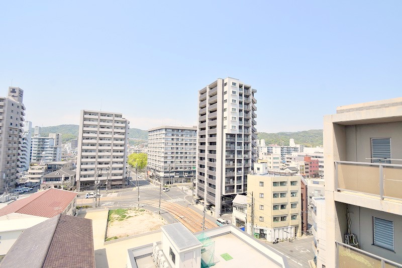 【広島市西区観音町のマンションの眺望】