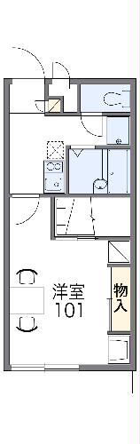 【レオパレスＣｏｍｆｏｒｔの間取り】