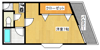 神戸市垂水区塩屋町のアパートの間取り