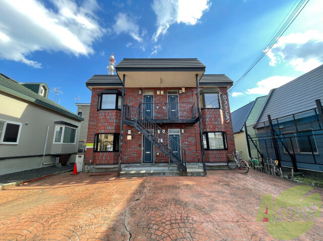 建物外観　札幌市北区新川西１条「ローズマンション」