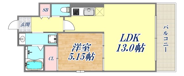 プレジオ西宮今津の間取り