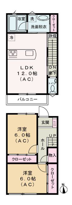 寿ハウスの間取り